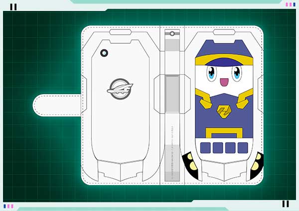 新幹線超進化研究所 購買部オリジナル商品「超進化モバイルZギア型 スマホケース」