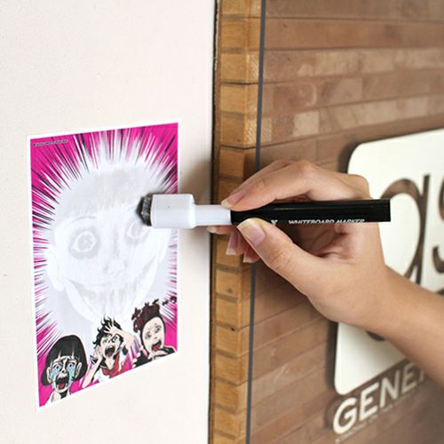 【楳図かずお】ホワイトボードウォールステッカー 3種セット3