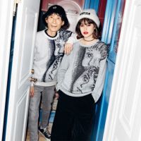 【楳図かずお】X-girl×KAZUO UMEZZ 「わたしは真悟」 CREW NECK KNIT TOP