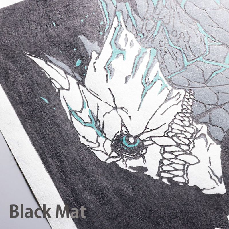 額付き】『怪獣８号』手摺り木版画（Black） | ShoPro Mall