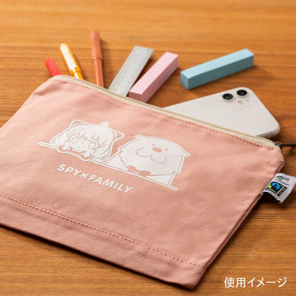 『SPY×FAMILY』フェアトレードコットンフラットポーチ3