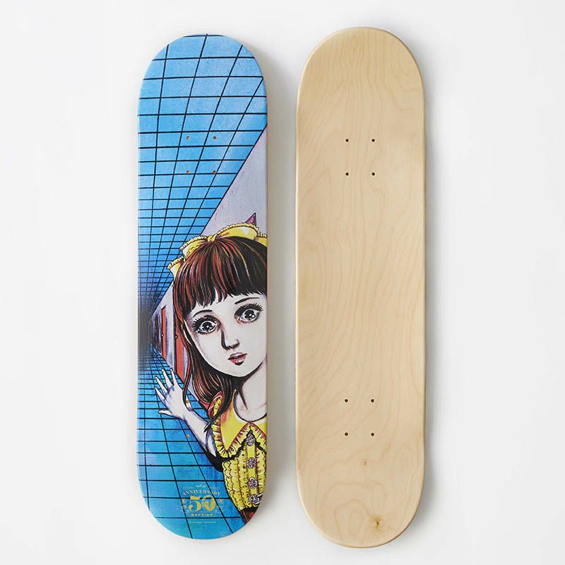 【楳図かずお】『洗礼』50周年記念スケートボードデッキ【A】1