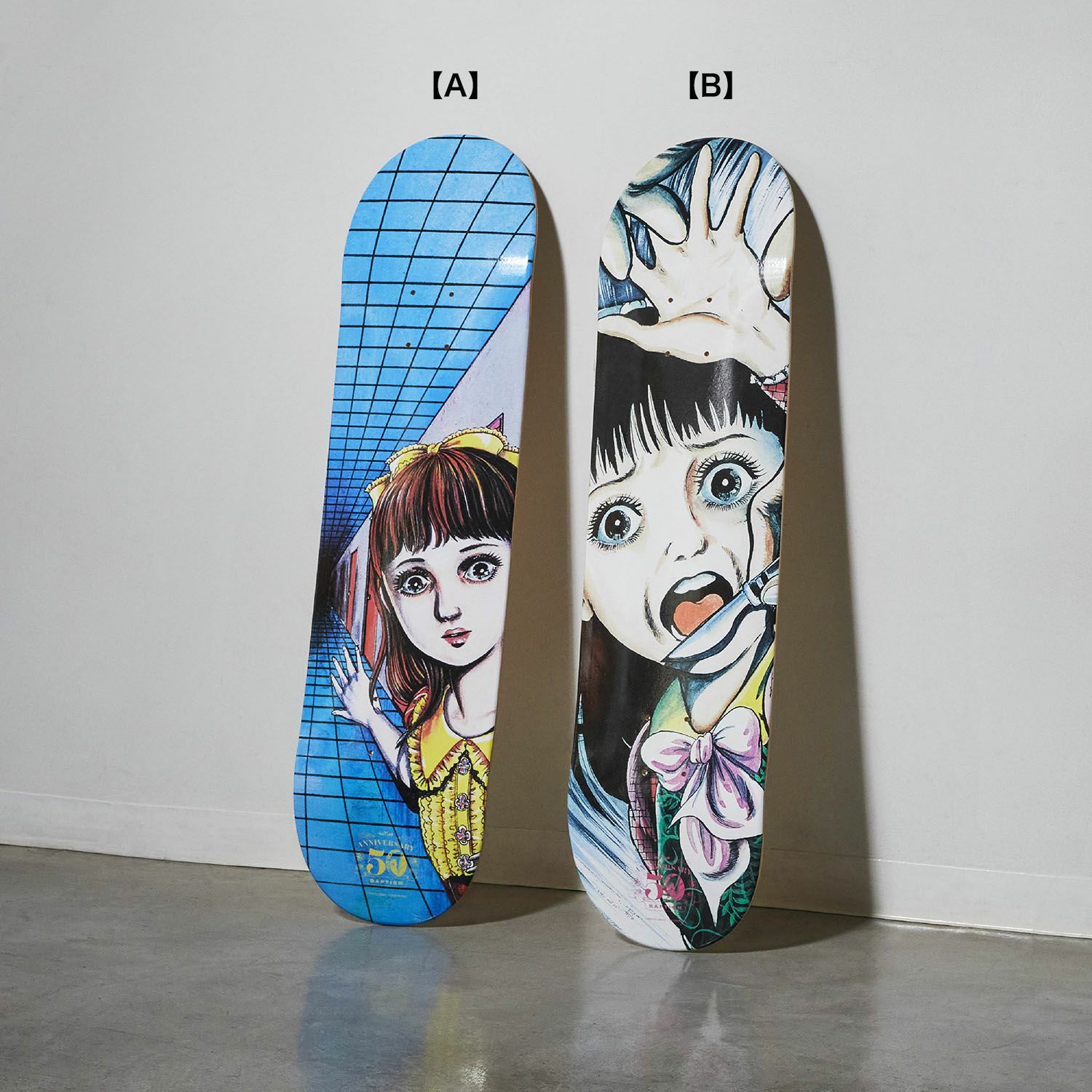 楳図かずお】『洗礼』50周年記念スケートボードデッキ【A】 | ShoPro Mall