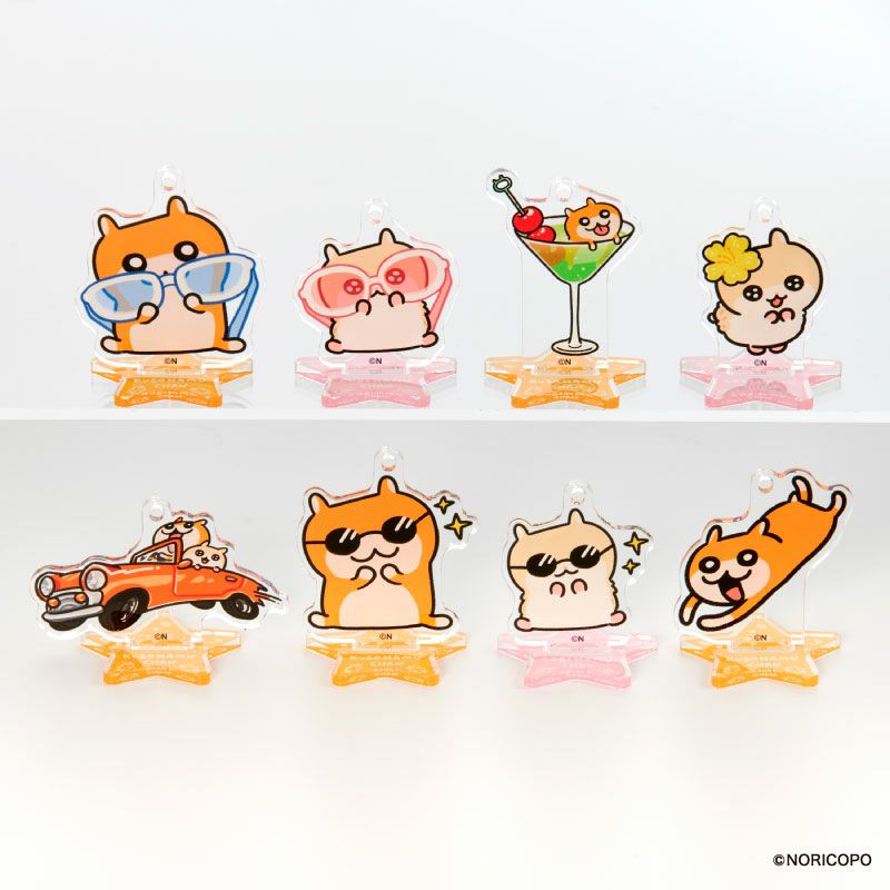 『クソハムちゃん』ミニアクリルスタンドコレクション（全8種／コンプリートセット）1