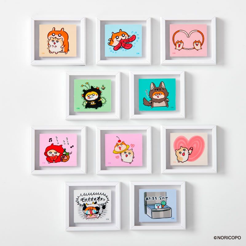 『クソハムちゃん』フレームマグネットコレクション（全10種／コンプリートセット）1