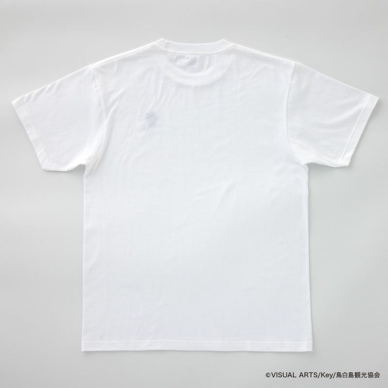 Summer Pockets(サマポケ)』七影蝶刺繍Tシャツ（ホワイト