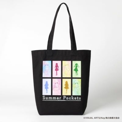 Summer Pockets(サマポケ)』キャンバストートバッグ（ブラック