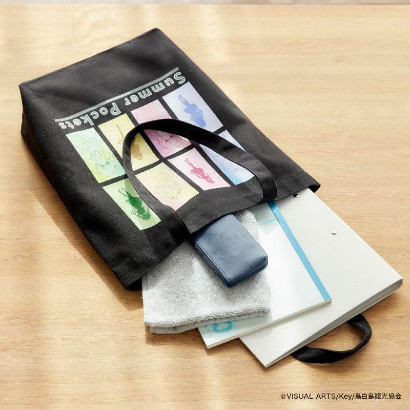 『Summer Pockets』キャンバストートバッグ（ブラック）5