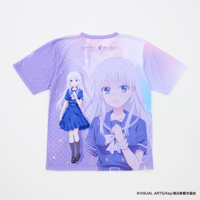 『Summer Pockets』グラフィックTシャツ（鳴瀬しろは）