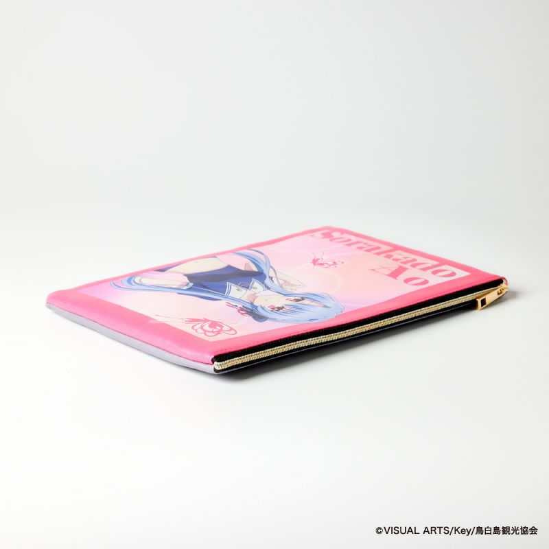 送料無料 百貨店 Summer Pockets』フラットポーチ（空門蒼） Mall ShoPro | 財布・ケース・小物入れ