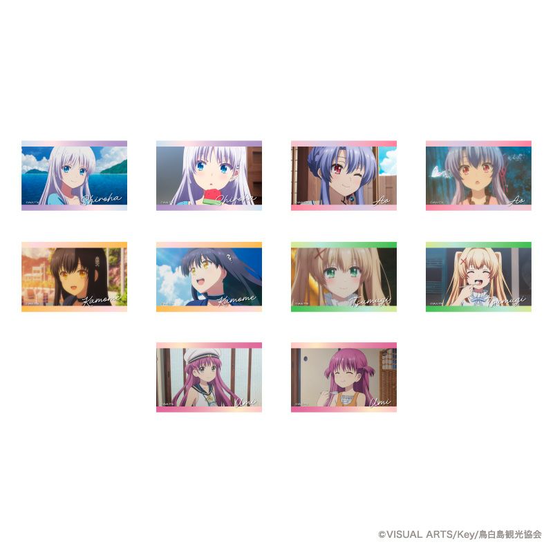 『Summer Pockets』スクエア缶バッジコレクション（全10種）コンプリートBOX1