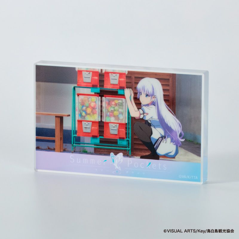 『Summer Pockets』アクリルブロックコレクションA／鳴瀬しろは（全8種）コンプリートBOX3