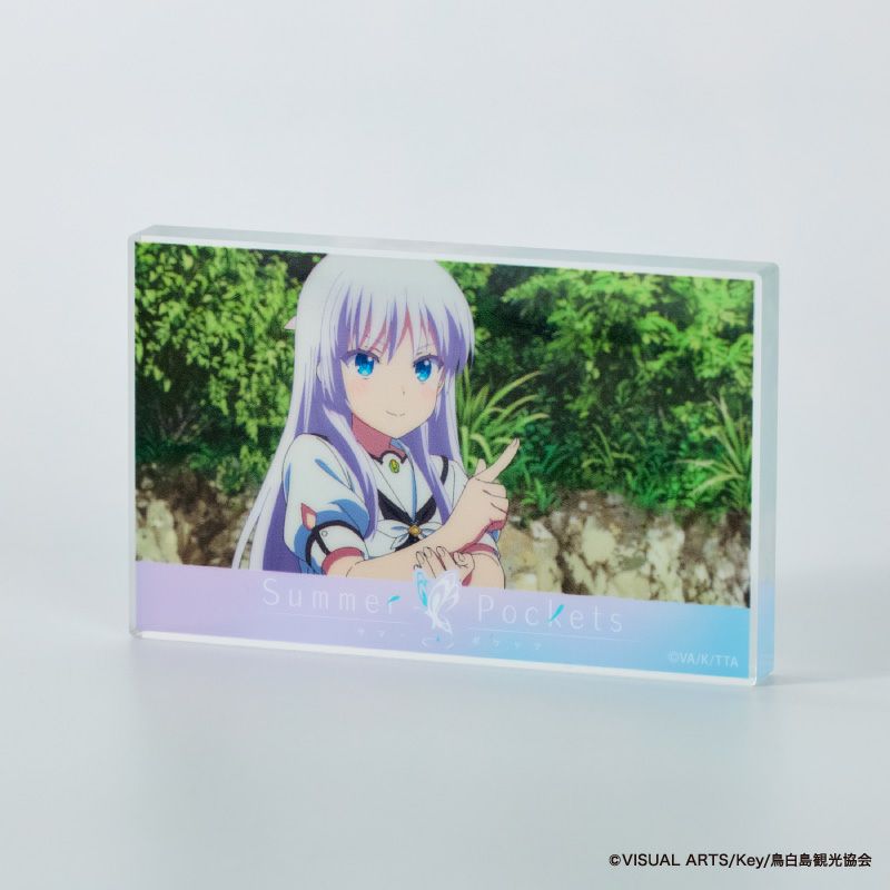 『Summer Pockets』アクリルブロックコレクションA／鳴瀬しろは（全8種）コンプリートBOX4
