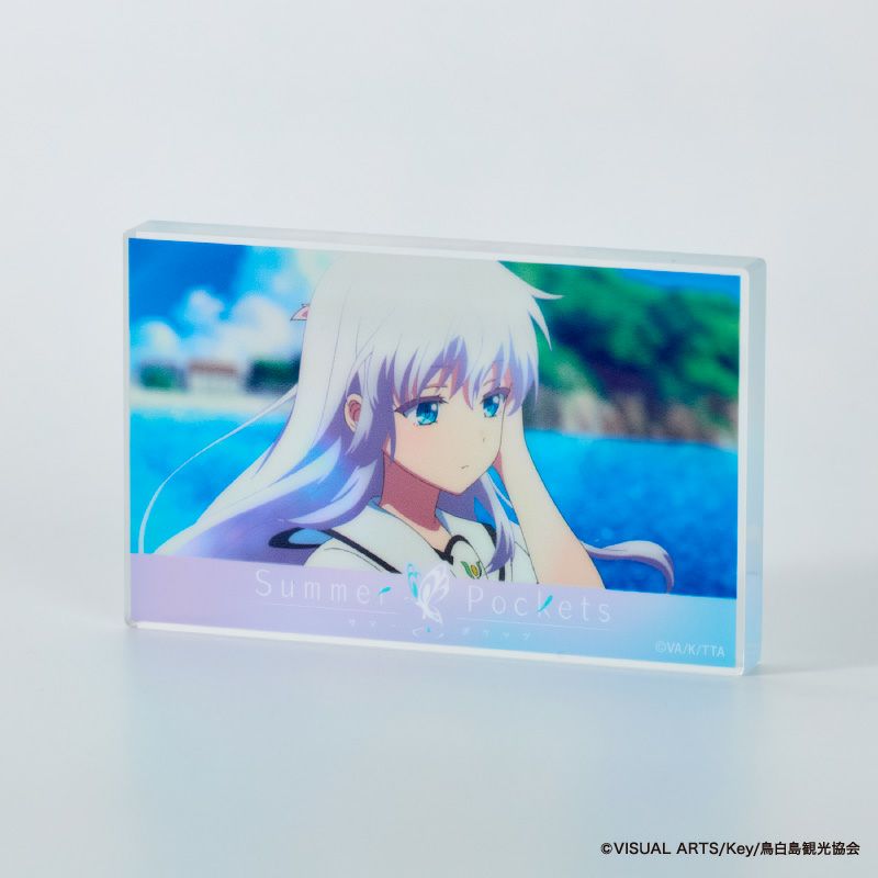 『Summer Pockets』アクリルブロックコレクションA／鳴瀬しろは（全8種）コンプリートBOX7
