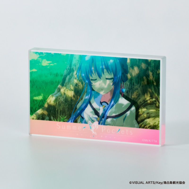 ミニアクリルアートコレクション　summer pockets　コンプセット Summer Pockets REFLECTION BLUE ミニアクリルアート 加藤うみ