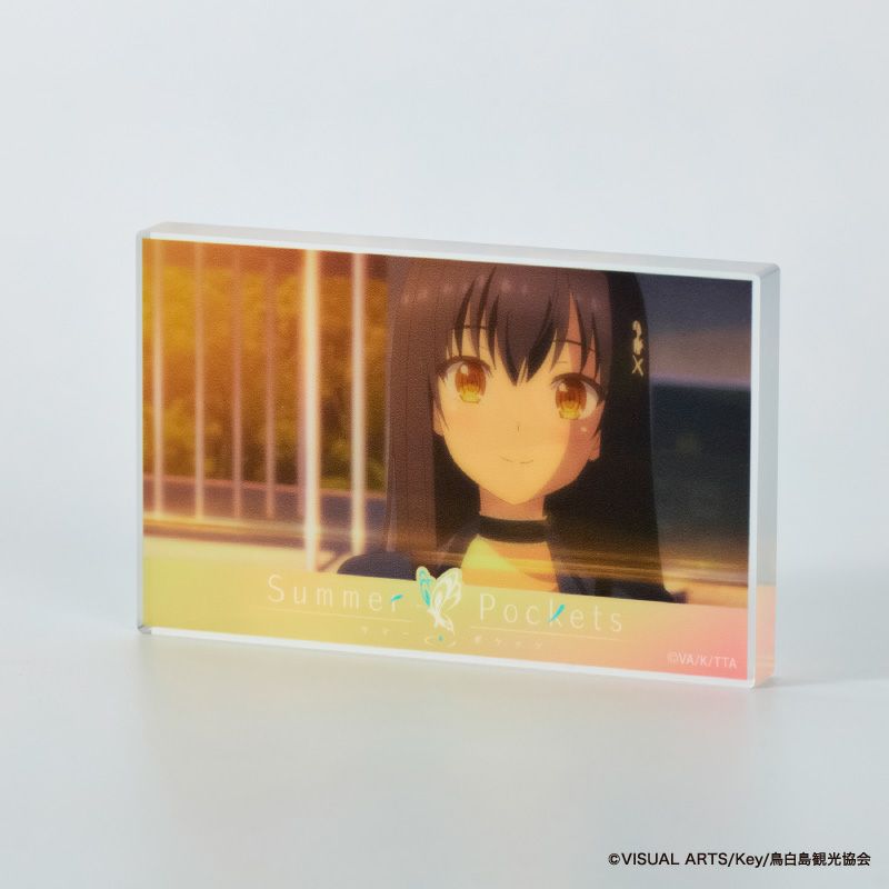 Summer Pockets アクリルアートフレーム 鴎 Summer Pockets REFLECTION BLUE ミニアクリルアート 久島鴎
