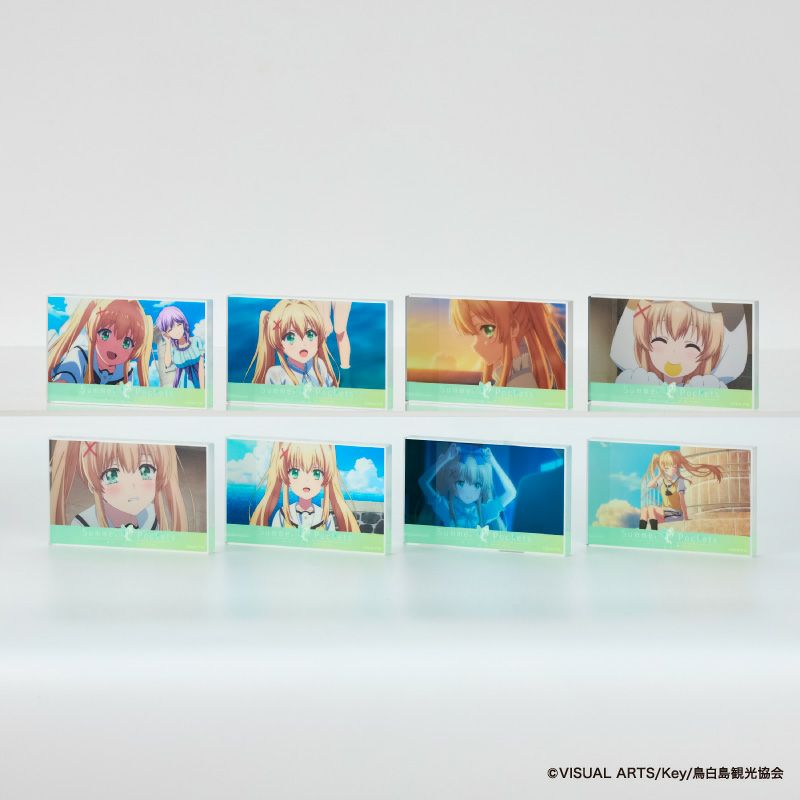 『Summer Pockets』アクリルブロックコレクションD／紬ヴェンダース（全8種）コンプリートBOX1