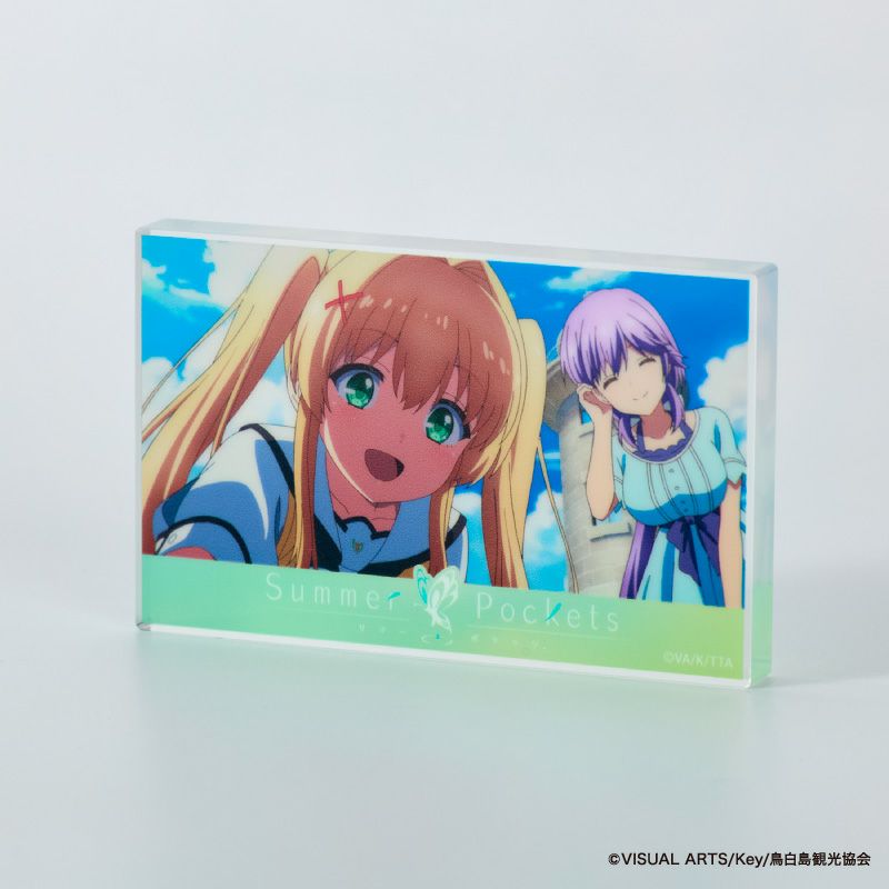 『Summer Pockets』アクリルブロックコレクションD／紬ヴェンダース（全8種）コンプリートBOX2