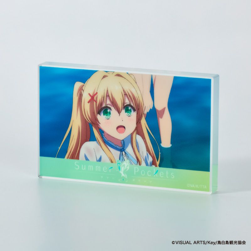 『Summer Pockets』アクリルブロックコレクションD／紬ヴェンダース（全8種）コンプリートBOX3