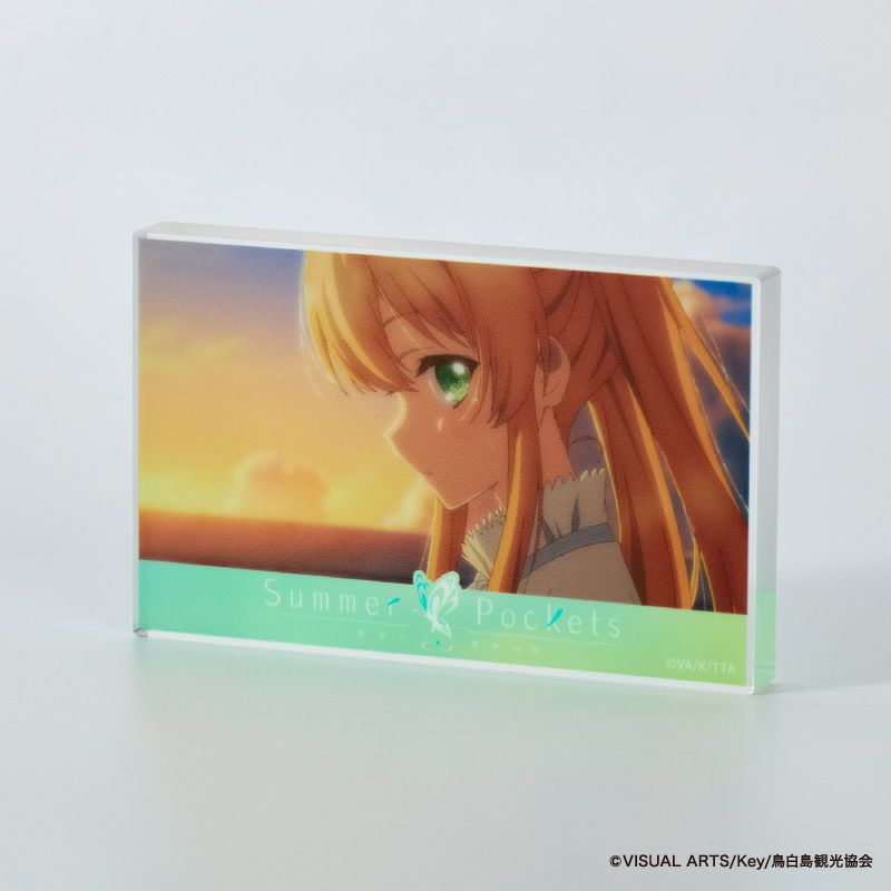 『Summer Pockets』アクリルブロックコレクションD／紬ヴェンダース（全8種）コンプリートBOX4