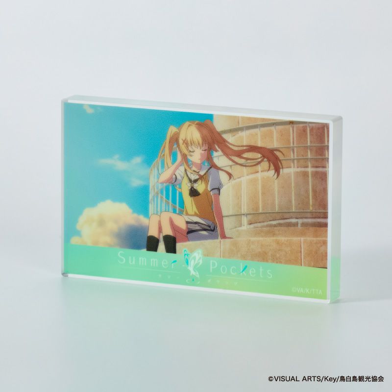 『Summer Pockets』アクリルブロックコレクションD／紬ヴェンダース（全8種）コンプリートBOX9