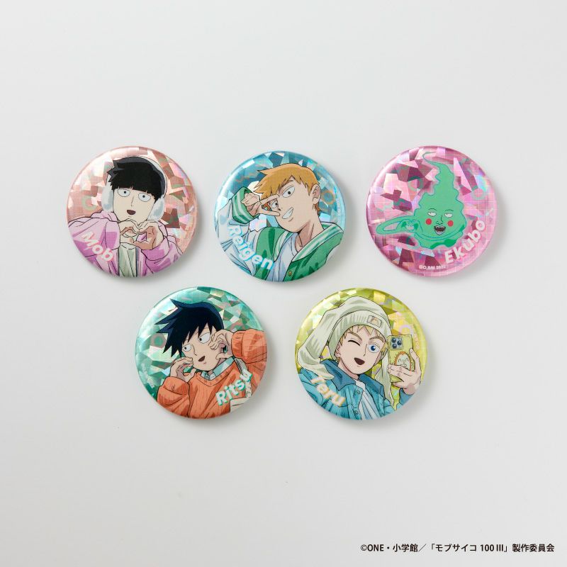 モブサイコ 100 缶バッジ シークレット含め全種 Anique Shop JAPAN