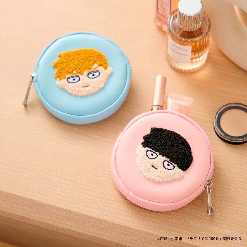 『モブサイコ100 III』サガラ刺繍丸型ポーチA（影山茂夫）4